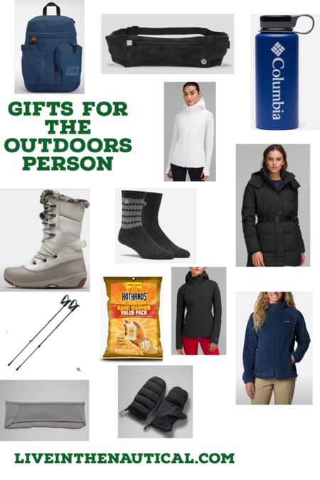 Gift Guide for the Outdoor Person.

For that person who loves the outdoors from hot hands to trekking piles to jackets and scarves

#LTKCyberweek #LTKHoliday #LTKGiftGuide