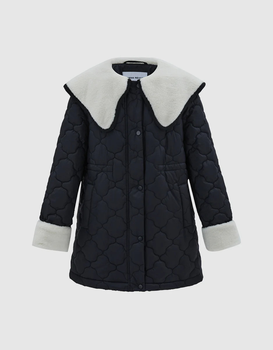 Gathered Waist Puffer Jacket | Urban Revivo