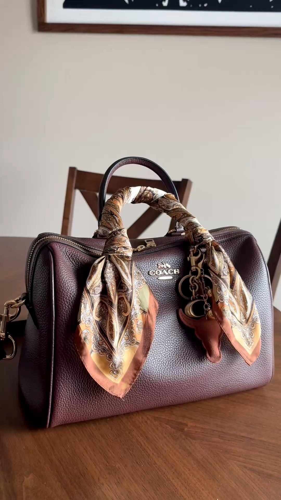 Dress my large Coach Rowan with my $8 Amazon Scarf🤎

#LTKWorkwear #LTKTravel #LTKmomlife