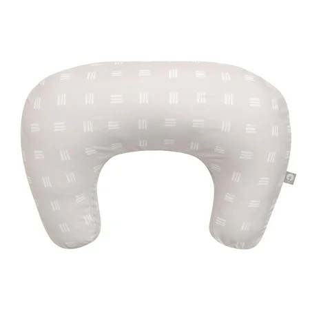 Boppy Nursing Pillow - Ergonomic Bottle & Breastfeeding Pillow with High, Firm, Large Area, Water-Repellant with Washable Cover; Baby Safety Alliance Verified - Tan Checkered Stripes | Walmart (US)