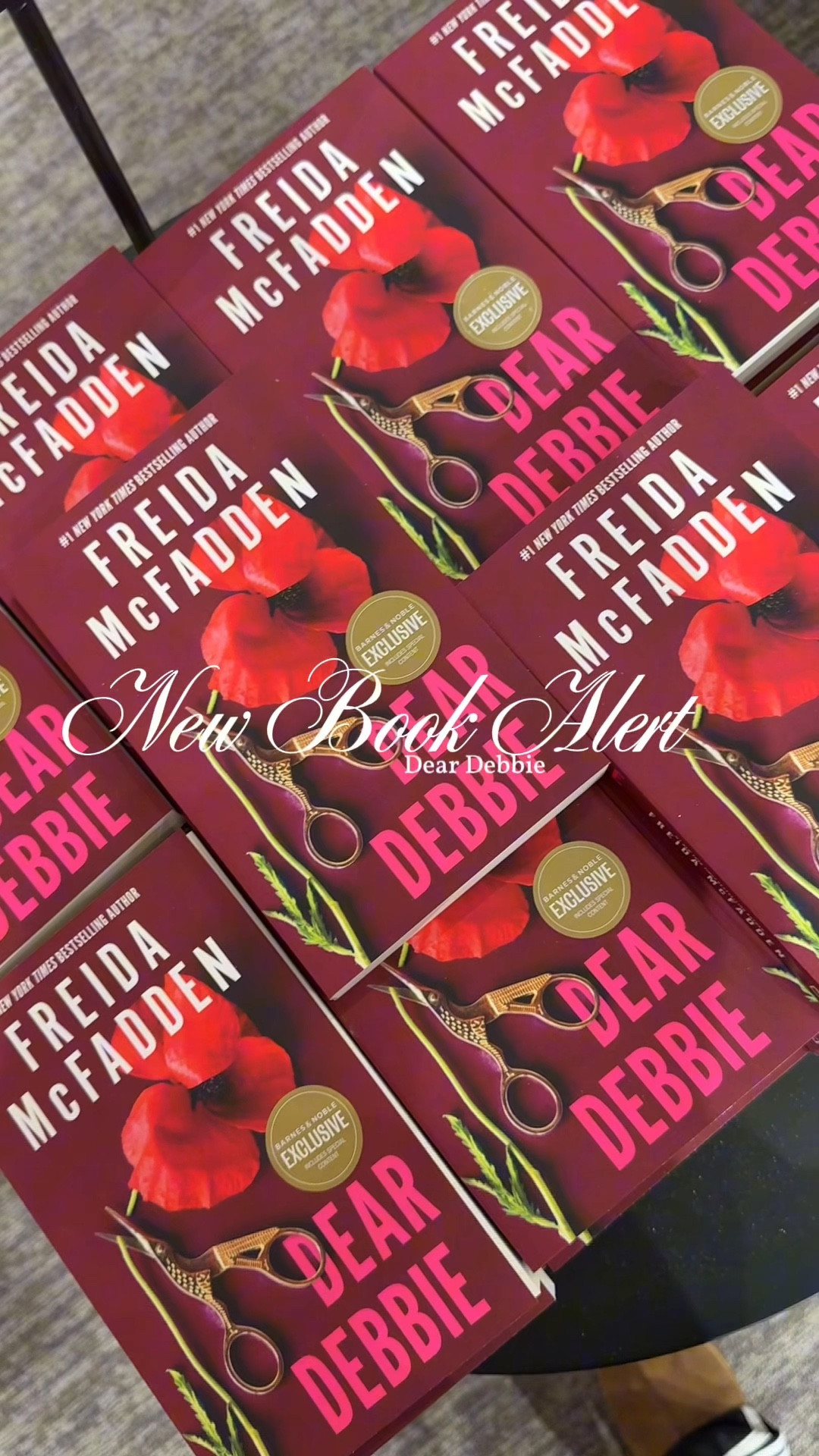 New book alert my favorite author Freida McFadden 