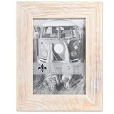 Lawrence Frames Weathered 5x7 Sarasota Whitewash Wood Picture Frame | Amazon (US)
