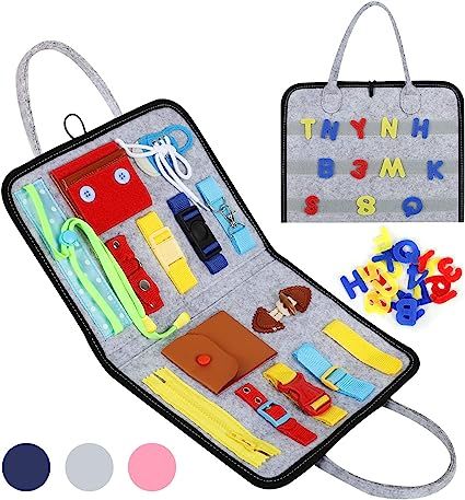 Esjay Toddler Busy Board, Sensory Board for Fine Motor Skill, Montessori Toys Toddler Activities ... | Amazon (US)