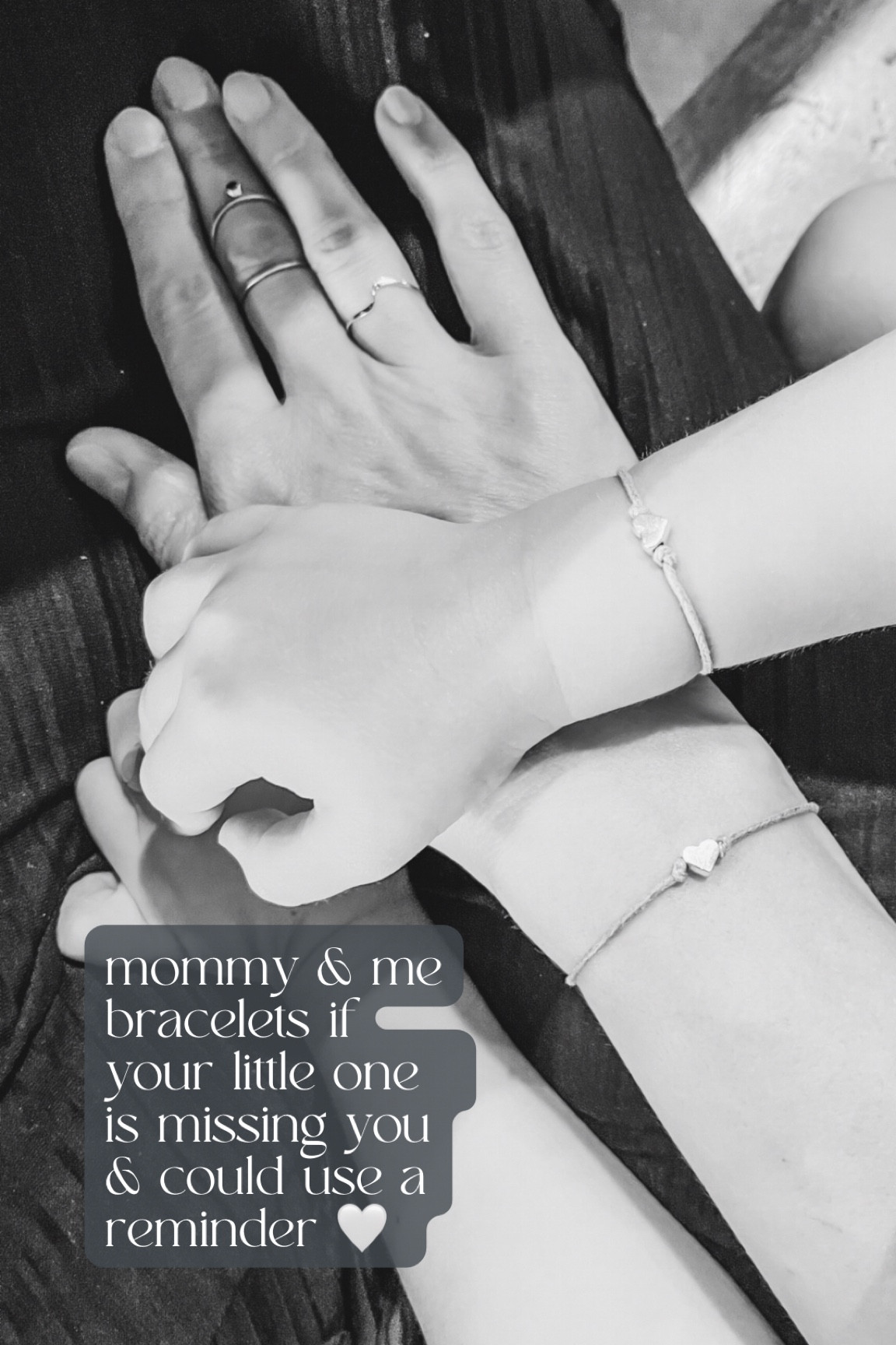 I bought these Mommy & Me bracelets for Mac knowing school would be a big change, and he was so excited to wear it! Helping ease the transition, highly recommend 🤍

#LTKkids