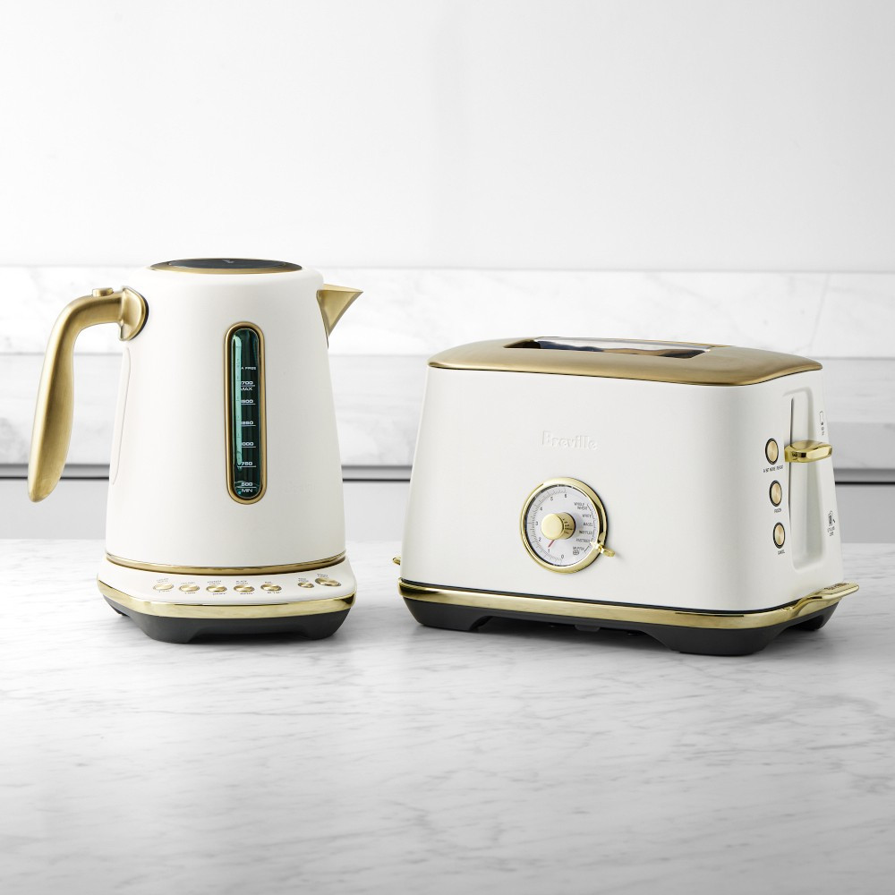 Breville Luxe Kettle &amp; Toaster Set Brass Collection | Williams-Sonoma