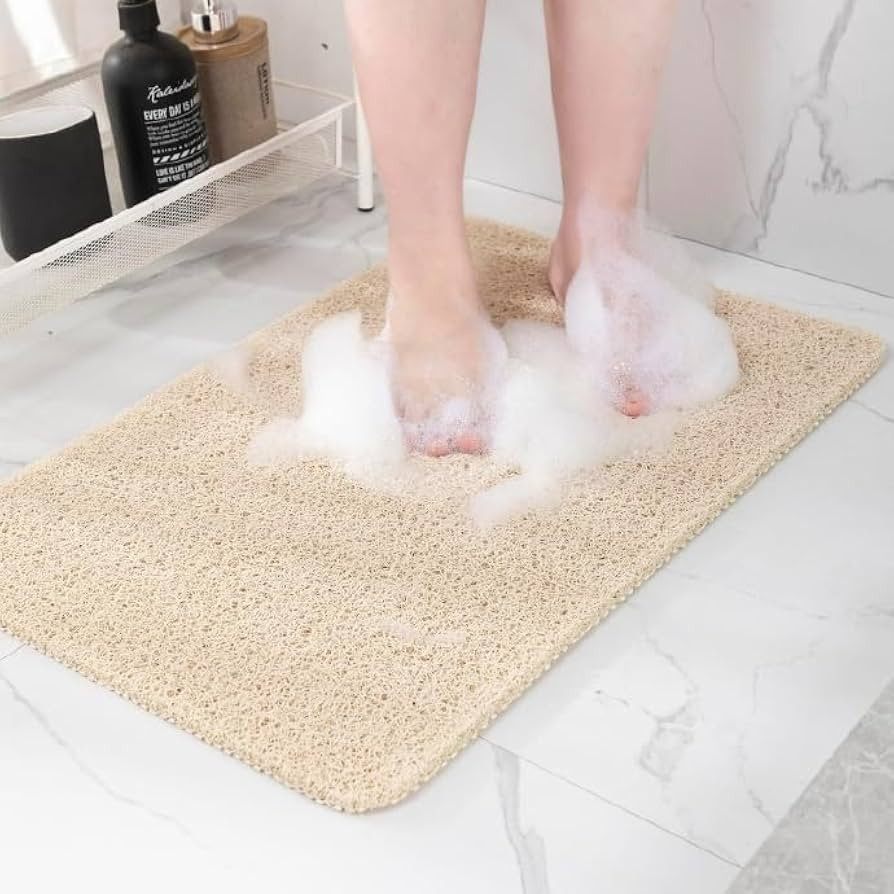Hargiis Non-Slip Bathtub Mat, Anti Slip Shower Mat, Fast Drying Bathtub Mats, Foot Scrubber Mat, ... | Amazon (US)