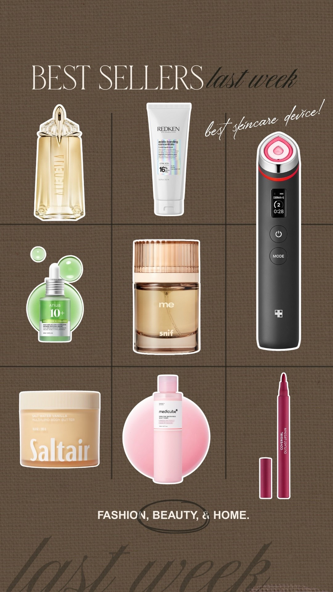 Beauty BEST SELLERS from last week are here ✨ You all went crazy for these holy-grail picks → dreamy perfumes that last all day, hydrating milky toners, the viral Medicube Booster Pro, nourishing lotions, and hair masks that give salon results at home 💆‍♀️ Most of these are Amazon & Ulta finds you can grab fast!

💡 Linking everything in one spot so you can stock up before they sell out again!

#LTKBestSellers #LTKBeauty #AmazonBeauty #UltaBeauty #LTKFinds #LTKSkincare #LTKHairCare #LTKSelfCare #BeautyMustHaves #ViralBeauty #SkincareRoutine #AmazonFinds

#LTKStyleTip #LTKSaleAlert #LTKBeauty