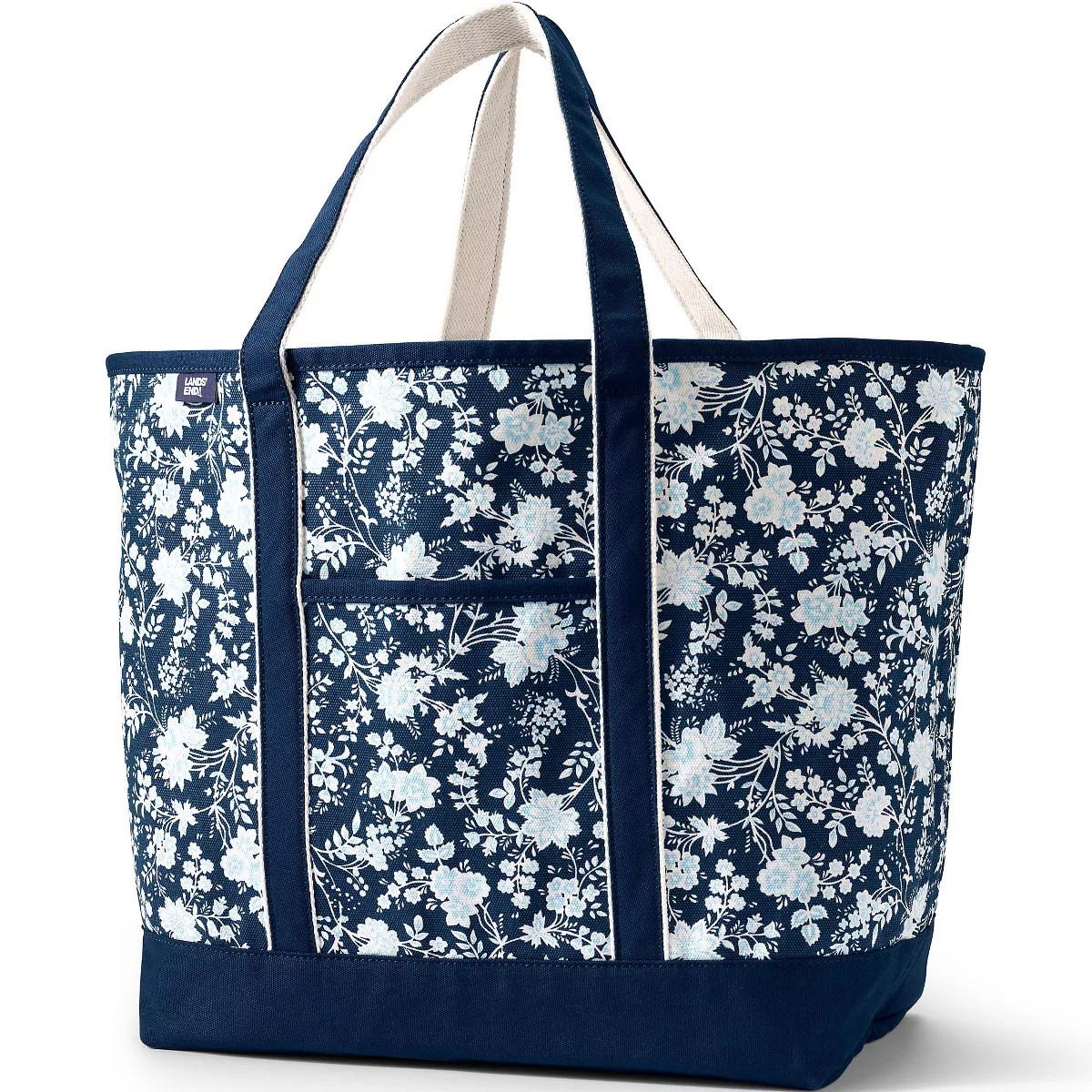 Lands' End Open Top Canvas Tote Bag | Target
