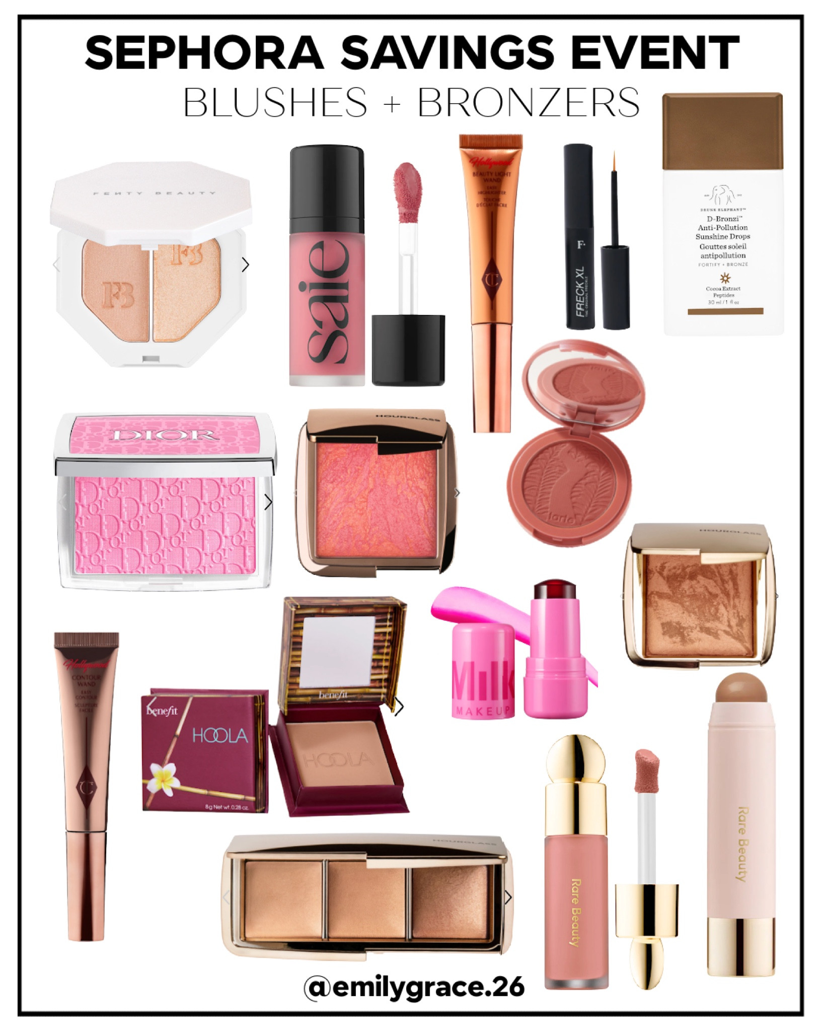 Sephora sale 2024 blush, bronzer & highlight makeup must haves 

#LTKfindsunder50 #LTKbeauty #LTKxSephora