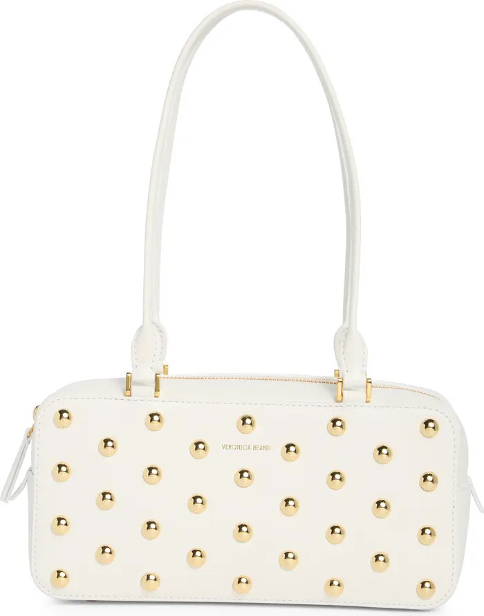 Veronica Beard Studded Boxy Leather Shoulder Bag | Nordstromrack | Nordstrom Rack