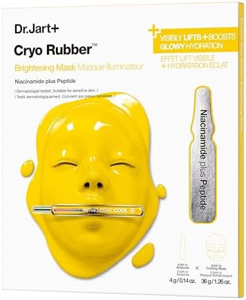 Dr.Jart+ Cryo Rubber Cooling Korean Face Mask with Serum Ampoule| Korean Skin Care | Travel Size | Amazon (US)