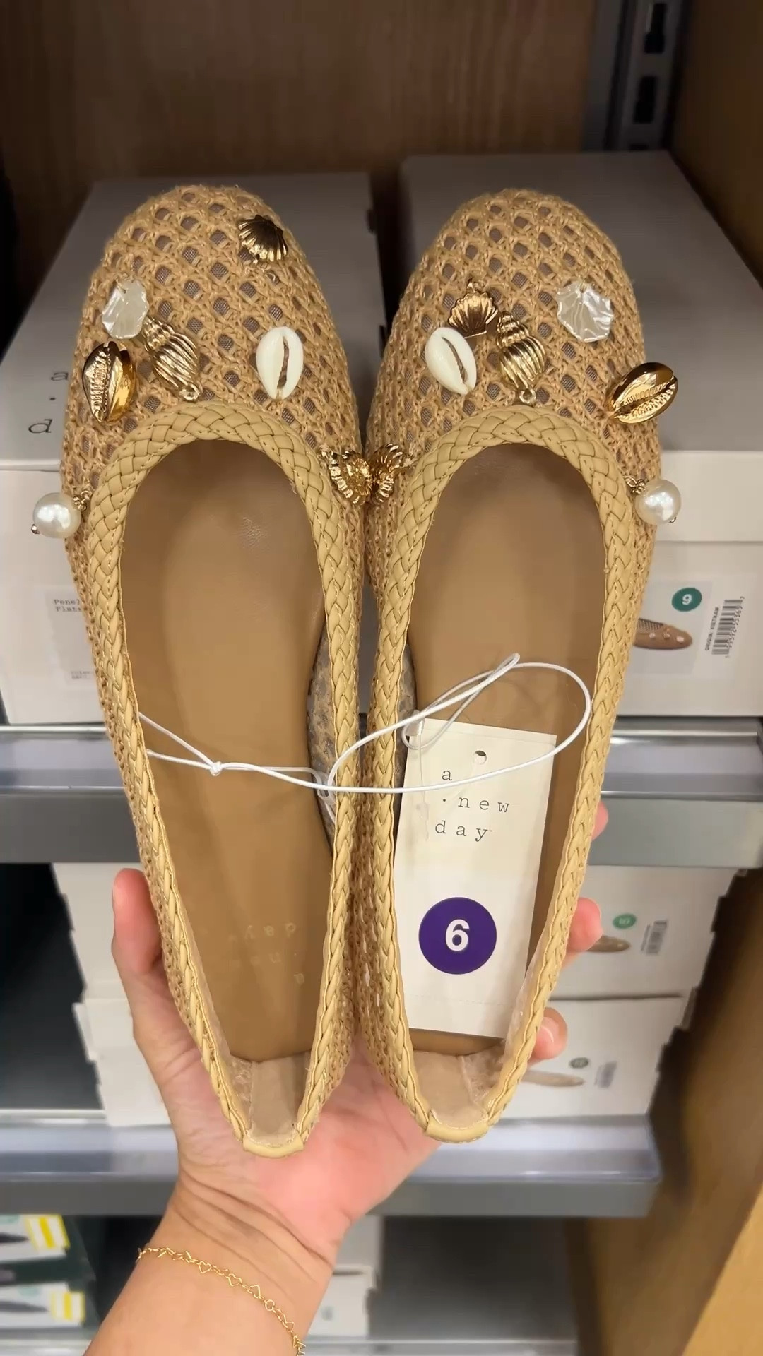 Target flat, seashell ballet flat