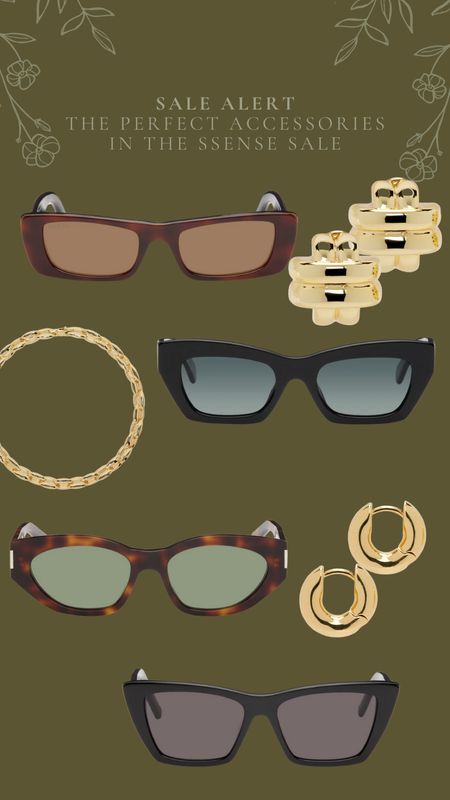 Sunglasses and jewellery in SSENSE sale 

#LTKsale #LTKluxury