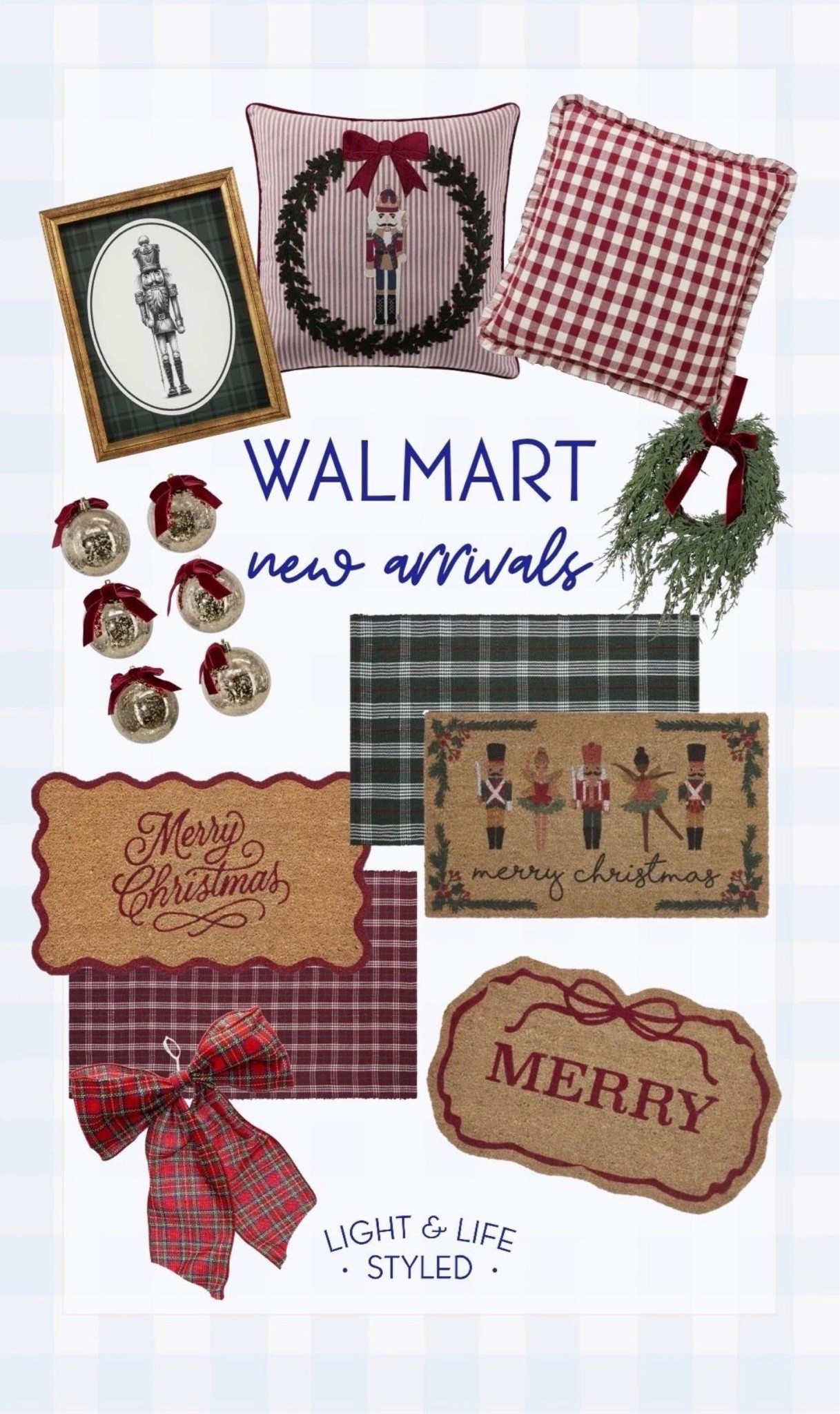 Walmart holiday has arrived!! Here are somethings I ordered during traffic. 🥴🤣