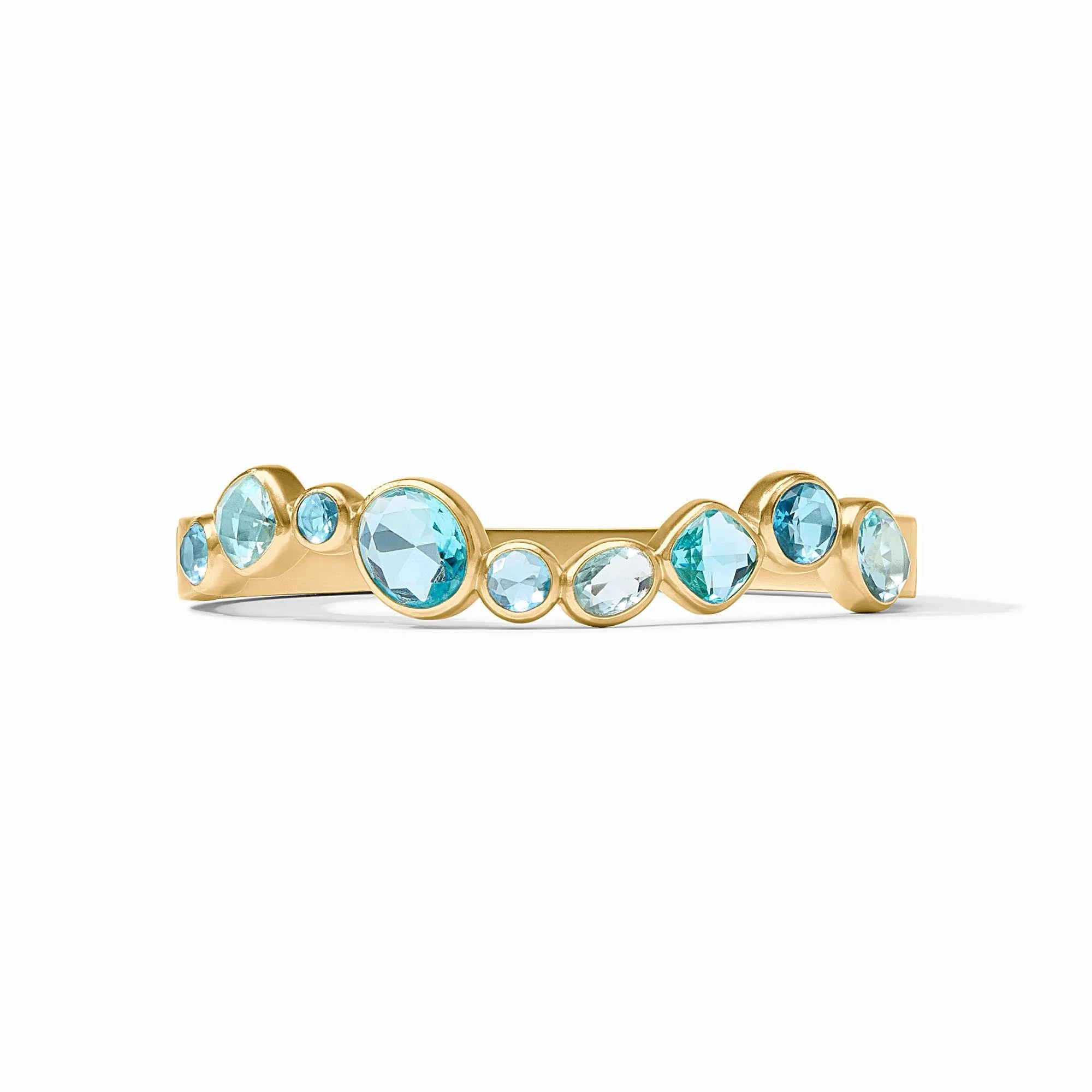 Kaleidoscope Gemstone Hinge Bangle Bracelet | Julie Vos | Julie Vos