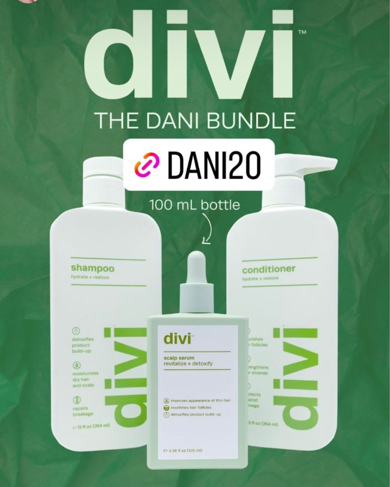 code: Dani20 for Divi 🌿

#LTKbeauty #LTKsalealert