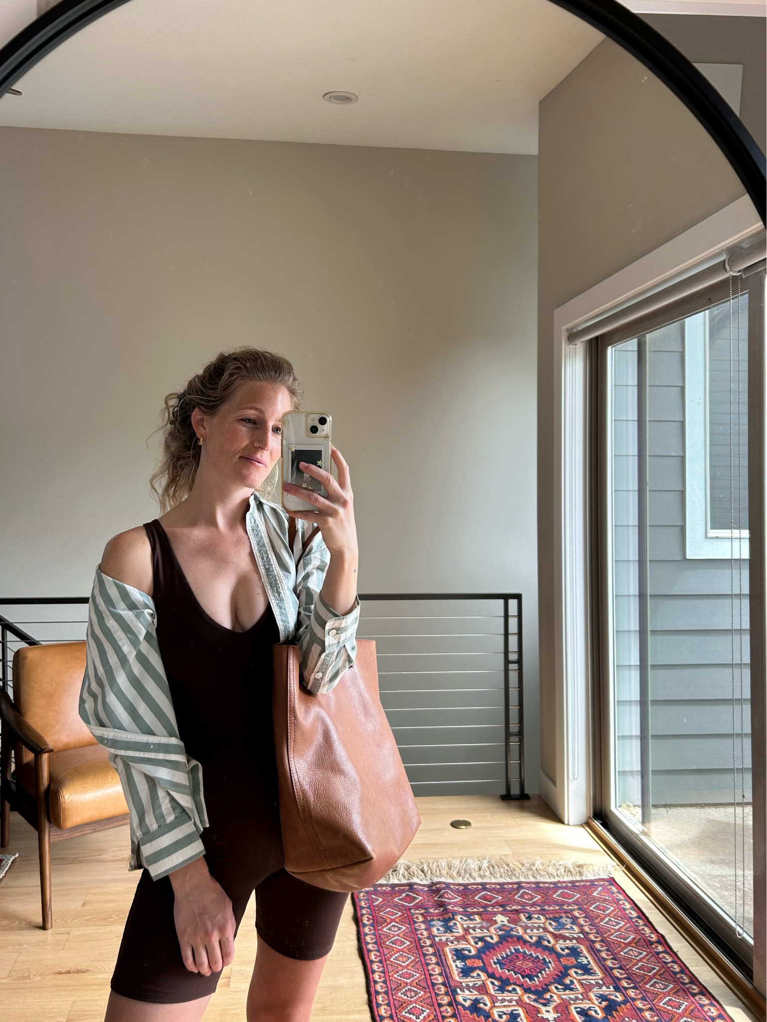 Leaving the house for coffeee

Romper is Aritzia

Button down is Madewell

Bag is Madewell

Earrings are Mejuri

#LTKSeasonal #LTKStyleTip #LTKActive