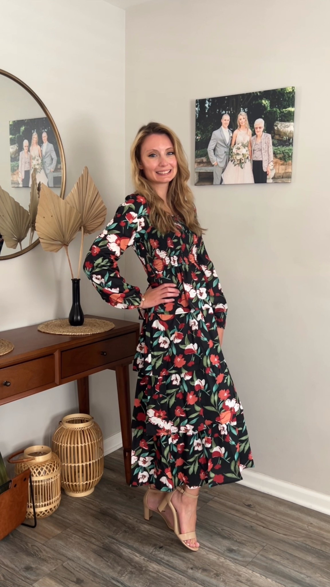 This floral dress makes for such a good wedding guest dress! 

#LTKStyleTip #LTKSeasonal #LTKWedding