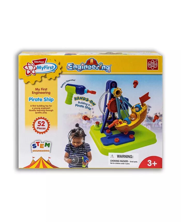 Edu Toys My First Engineering Pirate Ship STEM Toy | Macys (US)