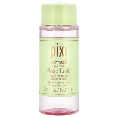 Pixi Beauty, Rose Tonic, Rose & Elderberry Nourishing Toner, Alcohol Free, 3.4 fl oz (100 ml) | iHerb