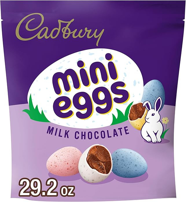 CADBURY MINI EGGS Milk Chocolate, Easter Candy Bag, 29.2 oz | Amazon (US)