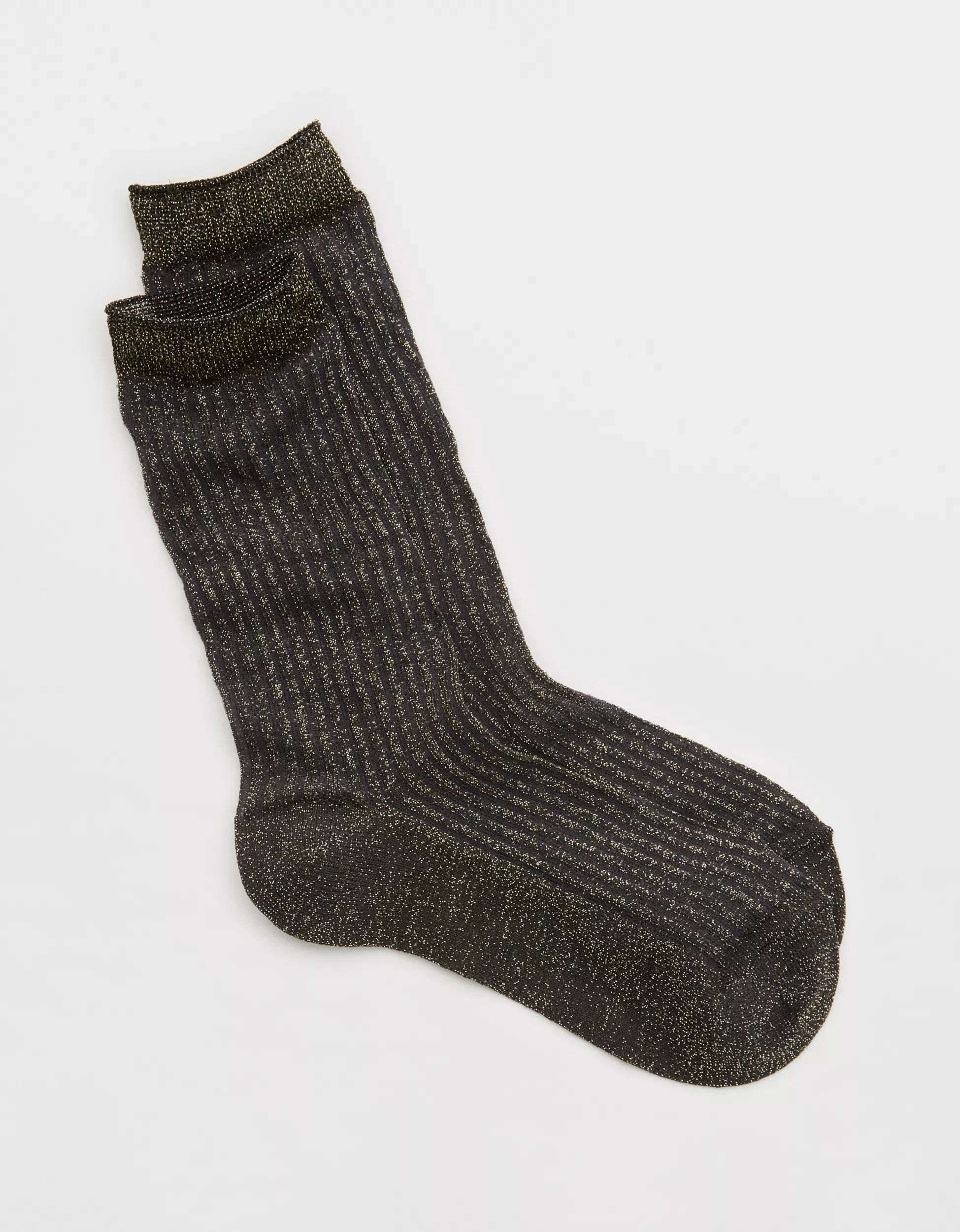 Aerie Sheer Metallic Crew Socks | Aerie