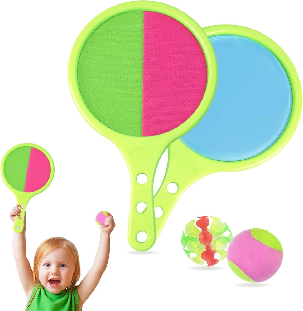 Kids Toys Toss and Catch Ball: Outdoor Games Velcro Ball and Catch for Yard Playground and Beach ... | Amazon (US)