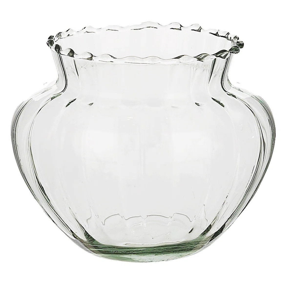 Ebern Designs Rio Cache Optic Clear Vase | Wayfair | Wayfair North America