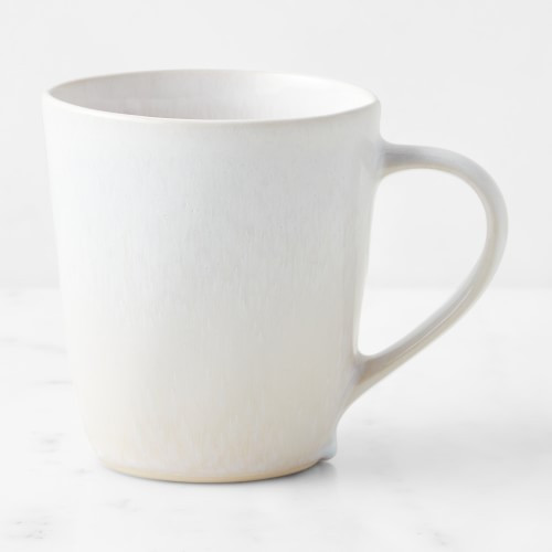 Cyprus Reactive Glaze Mugs, Set of 4, White | Williams-Sonoma