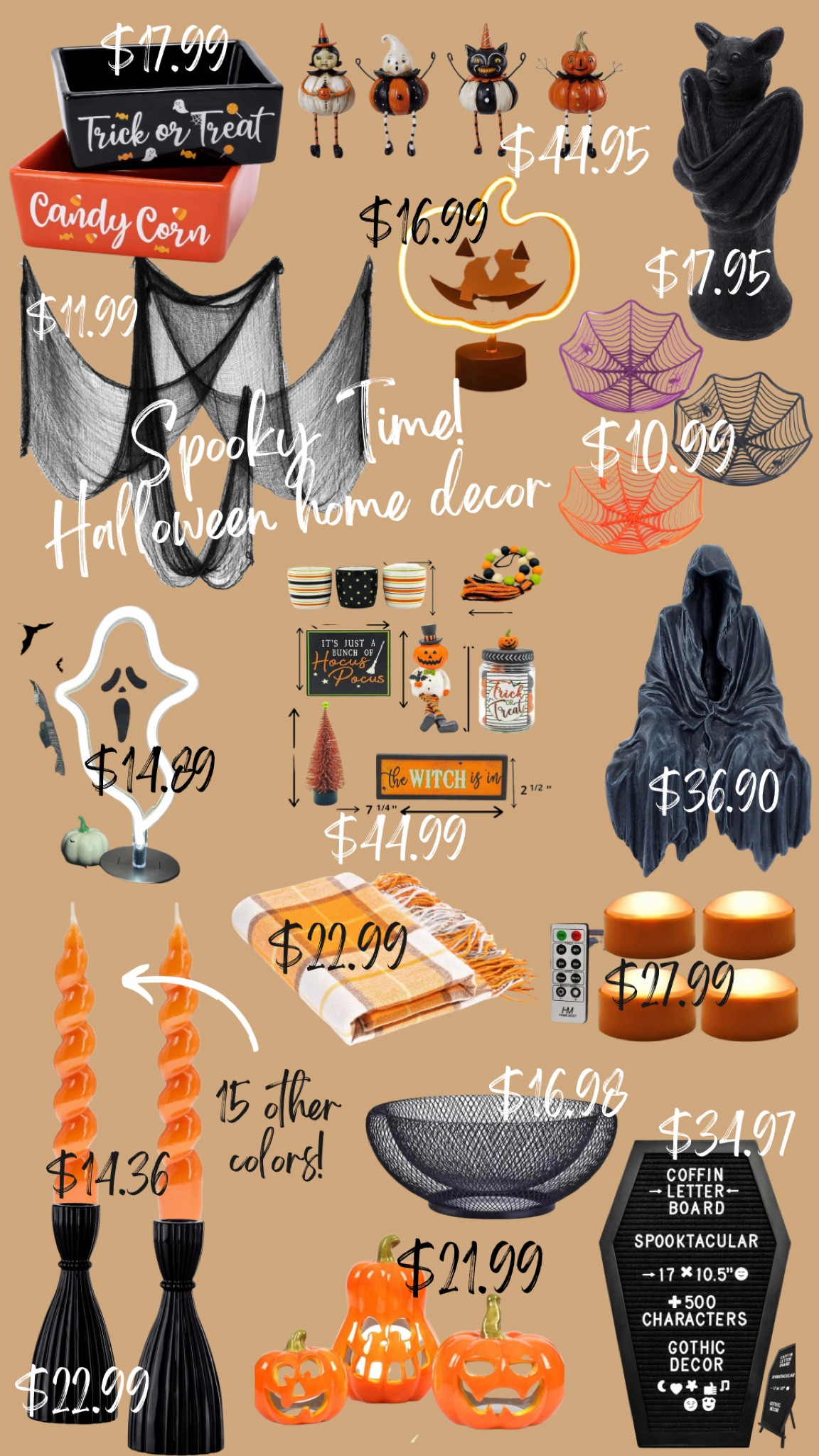 Super happy that Halloween is not to far away! Get your home pre spookified with some Amazon 👏🏼👏🏼 

#founditonamazon #halloweendecor  #homedecor #amazonfinds #halloween 

#LTKhome #LTKsalealert #LTKHalloween #LTKSeasonal