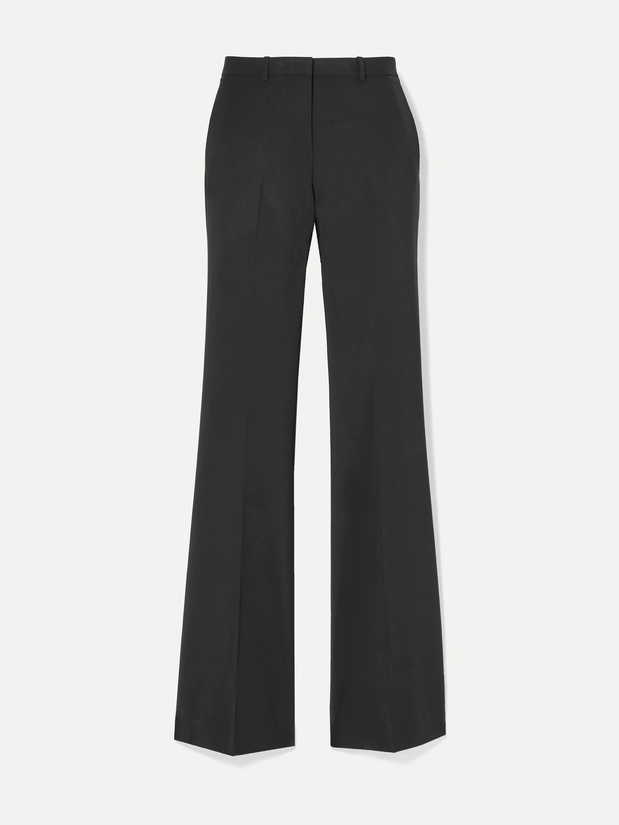 Theory - Demitria 4 Stretch-wool Flared Pants - Black | NET-A-PORTER (UK & EU)