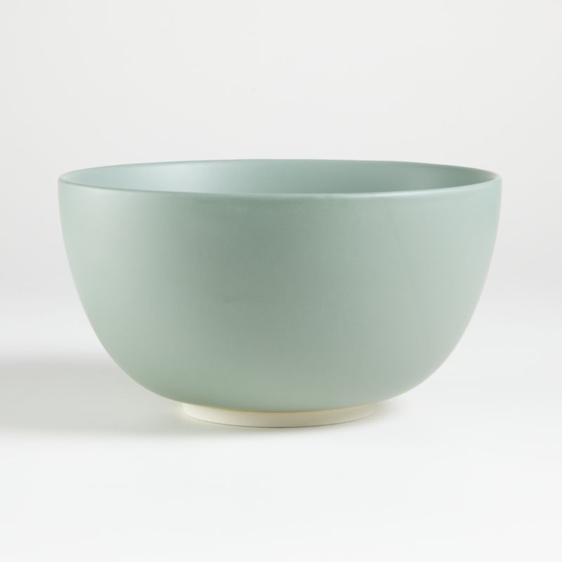 Shaillee Matte Mint Extra-Large Mixing Bowl | Crate and Barrel | Crate & Barrel