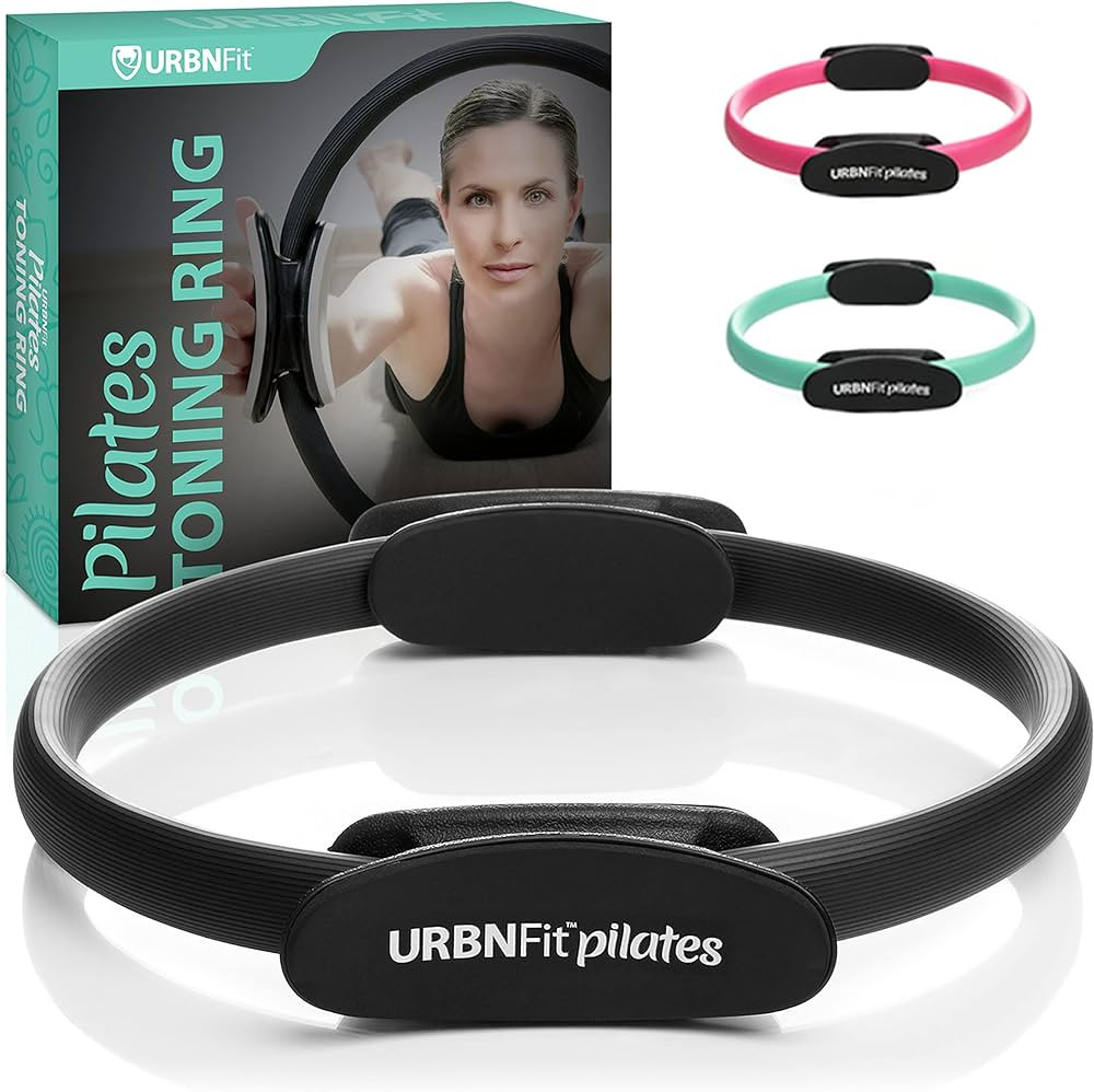 URBNFit Pilates Ring - 12" Magic Circle w/Dual Grip, Foam Pads for Inner Thigh Workout, Toning, F... | Amazon (US)