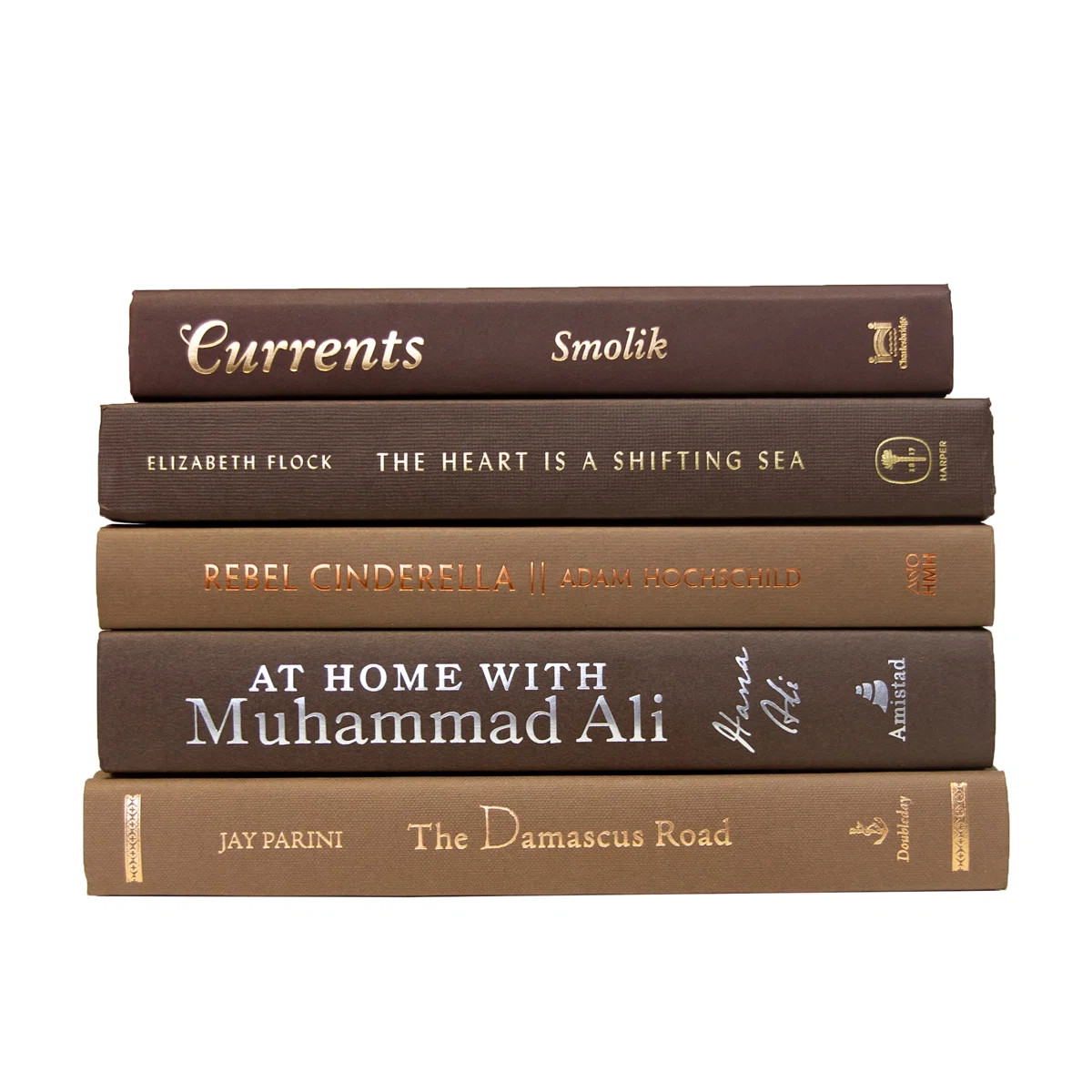 Decorative Books - Chocolate Book Stack - 5 Brown Books | Wayfair North America