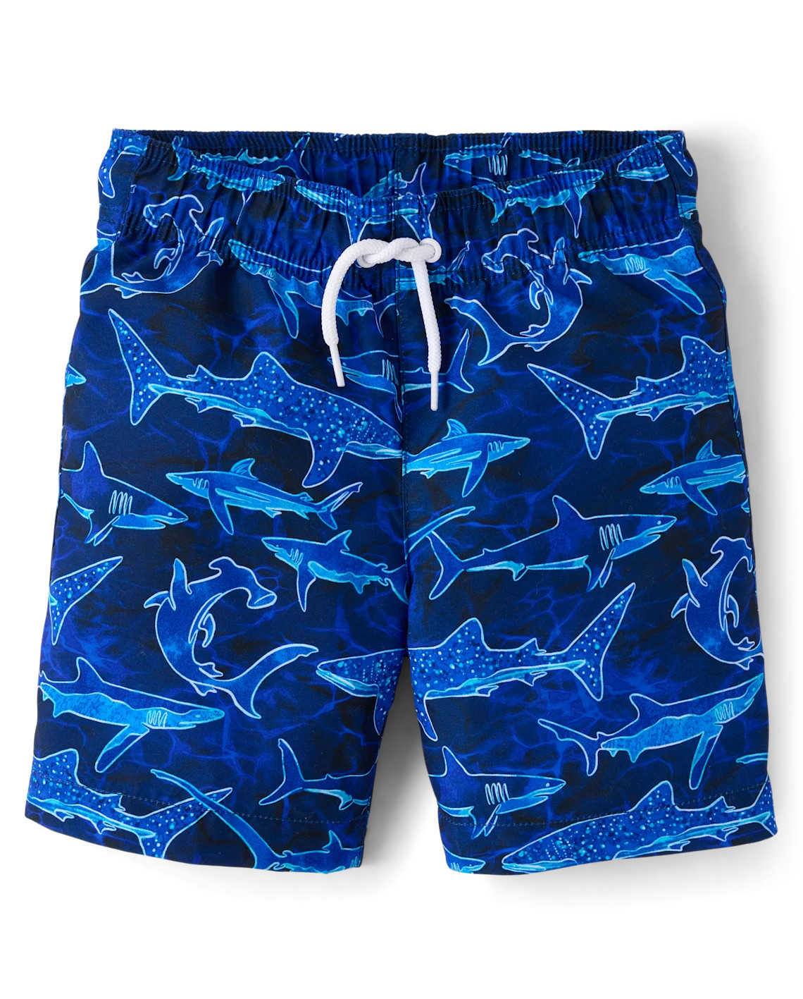 Boys Print Swim Trunks - blue | The Children's Place