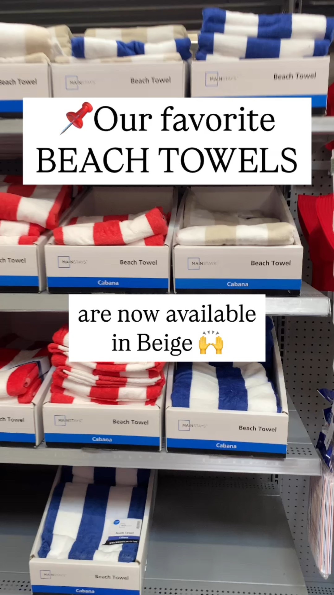 These Beach Towels that are the best and so affordable! We have used this brand for years and I love how quick they dry and how easy they are to pack in the beach bag or pool bag!! Now in Beige and white stripe 🙌😍!!! So coastal chic !!

#walmart
#beachtowel
#neutralbeachtowel

#LTKSeasonal #LTKSummerEdit #LTKFindsUnder50