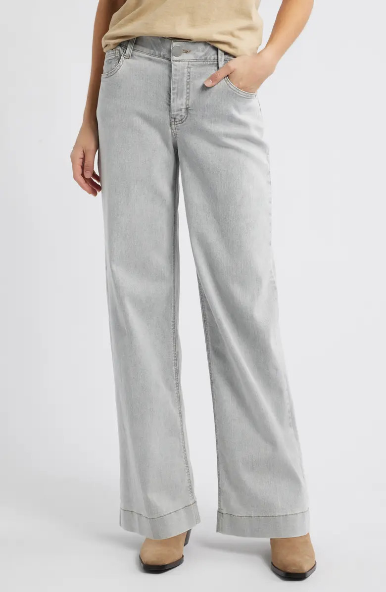 Sam 'Ab'Solution High Waist Wide Leg Jeans | Nordstrom