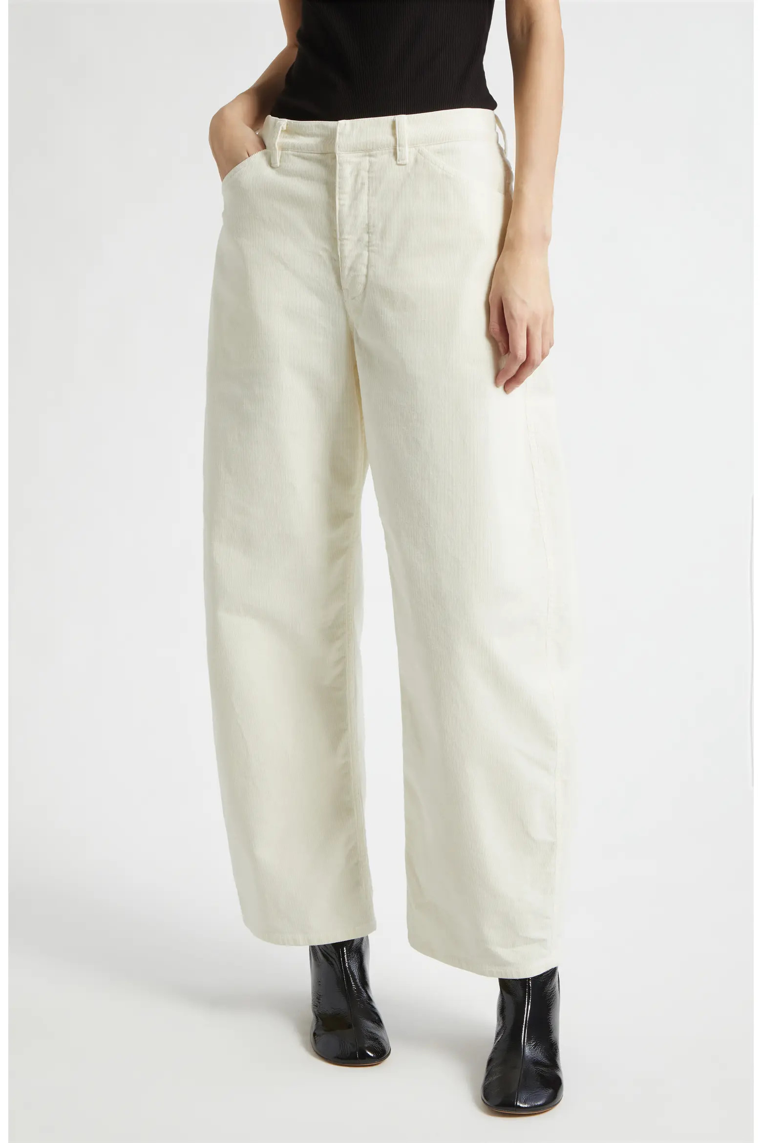 Tribeca Barrel Leg Corduroy Pants (Women) | Nordstrom | Nordstrom