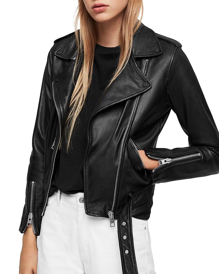 Balfern Leather Biker Jacket | Bloomingdale's (US)