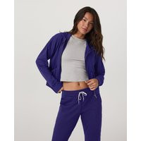 Vuori Halo Modern Full Zip Hoodie | Stellar Sky Heather | XS, Size Extra Small | Vuori Clothing (US & Canada)