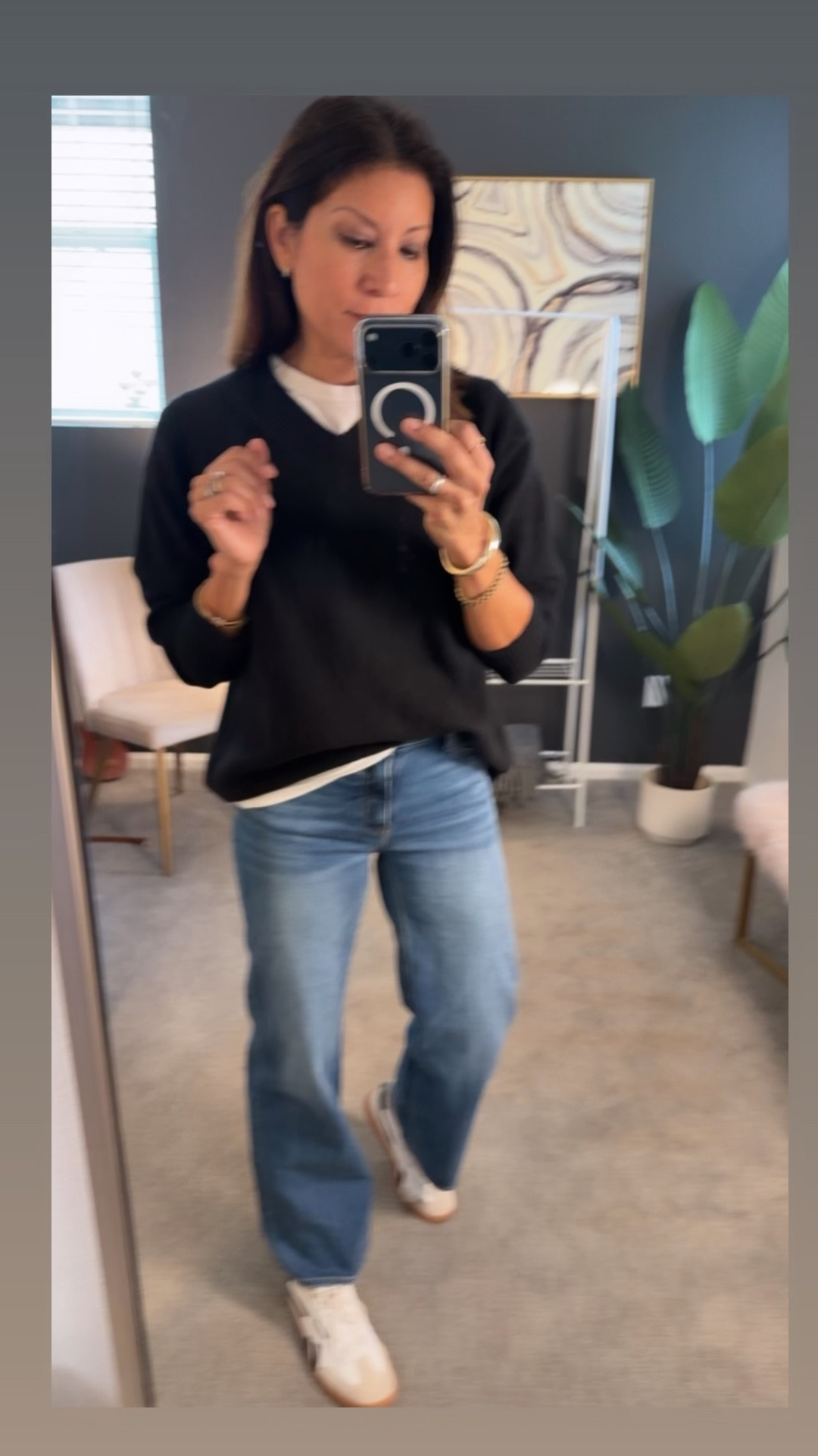 Straight denim outfit 

Length is 28 
Size 25 
Quince style 
Gap sweaters xs 


#LTKSeasonal #LTKOver40 #LTKootd