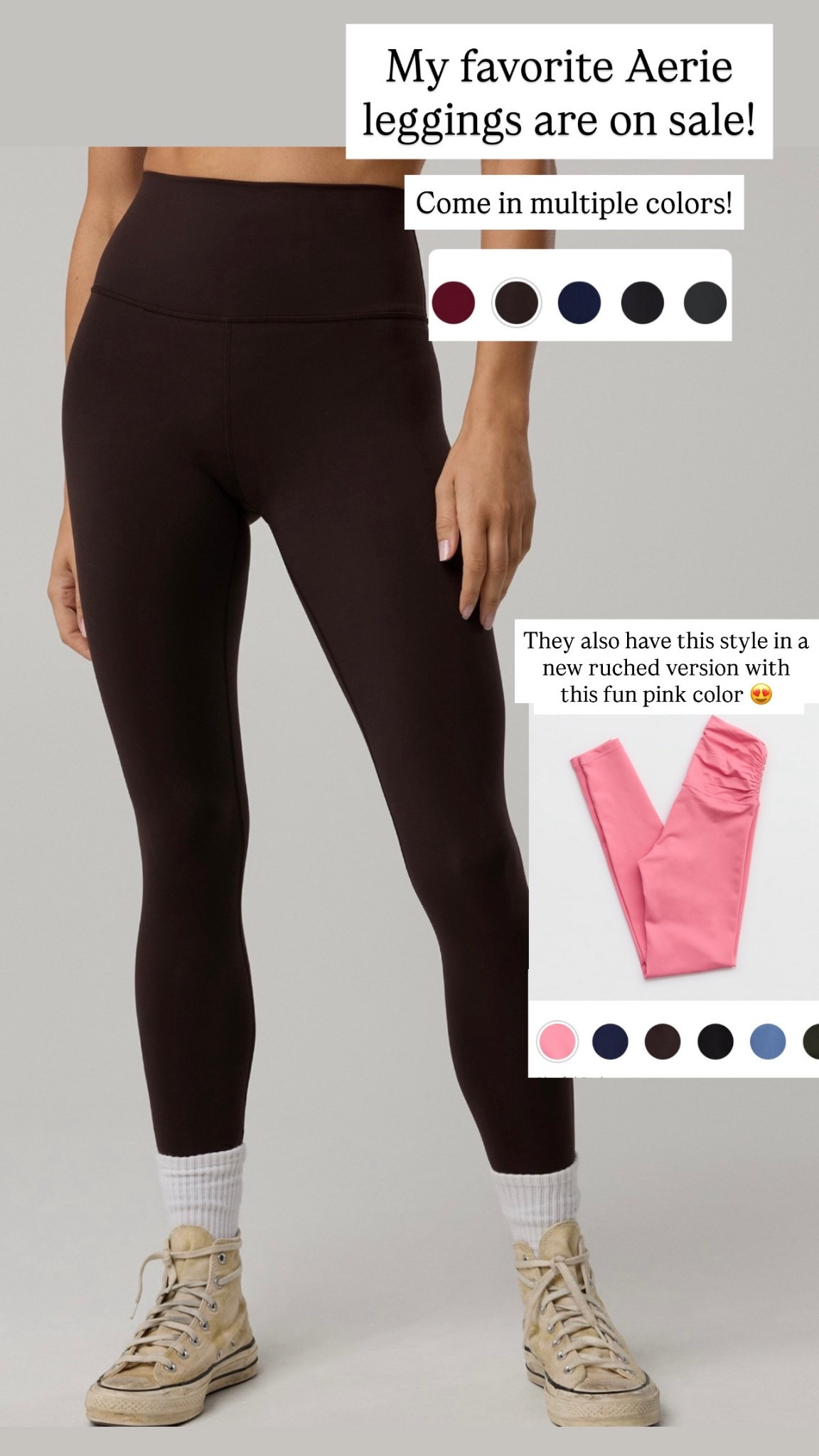 Lots of Aerie on sale! Including my favorite leggings! 😍 #LTKFindsunder50 #athleisure

#LTKMidsize #LTKActive #LTKSaleAlert