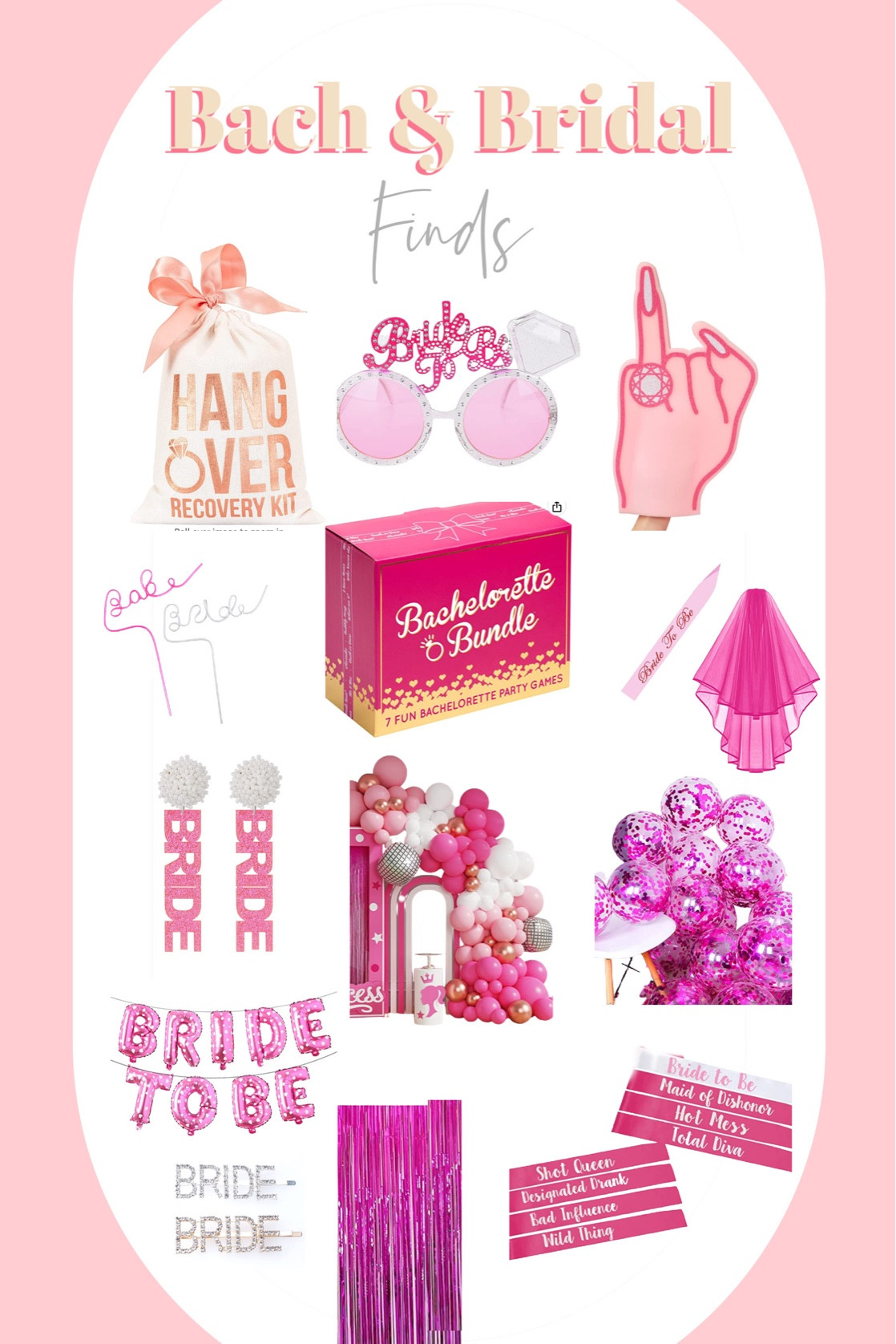 Some fun pink themed bachelorette party supplies!!💕💍🎂

#LTKwedding #LTKGiftGuide #LTKFind