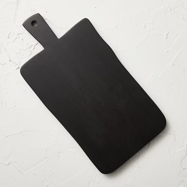 14" x 6.7" Wooden Cheese Serving Board Black - Opalhouse™ designed with Jungalow™ | Target