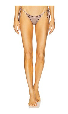 Frankies Bikinis x Bella Hadid Mackenzie Bikini Bottom in Dream Gingham from Revolve.com | Revolve Clothing (Global)