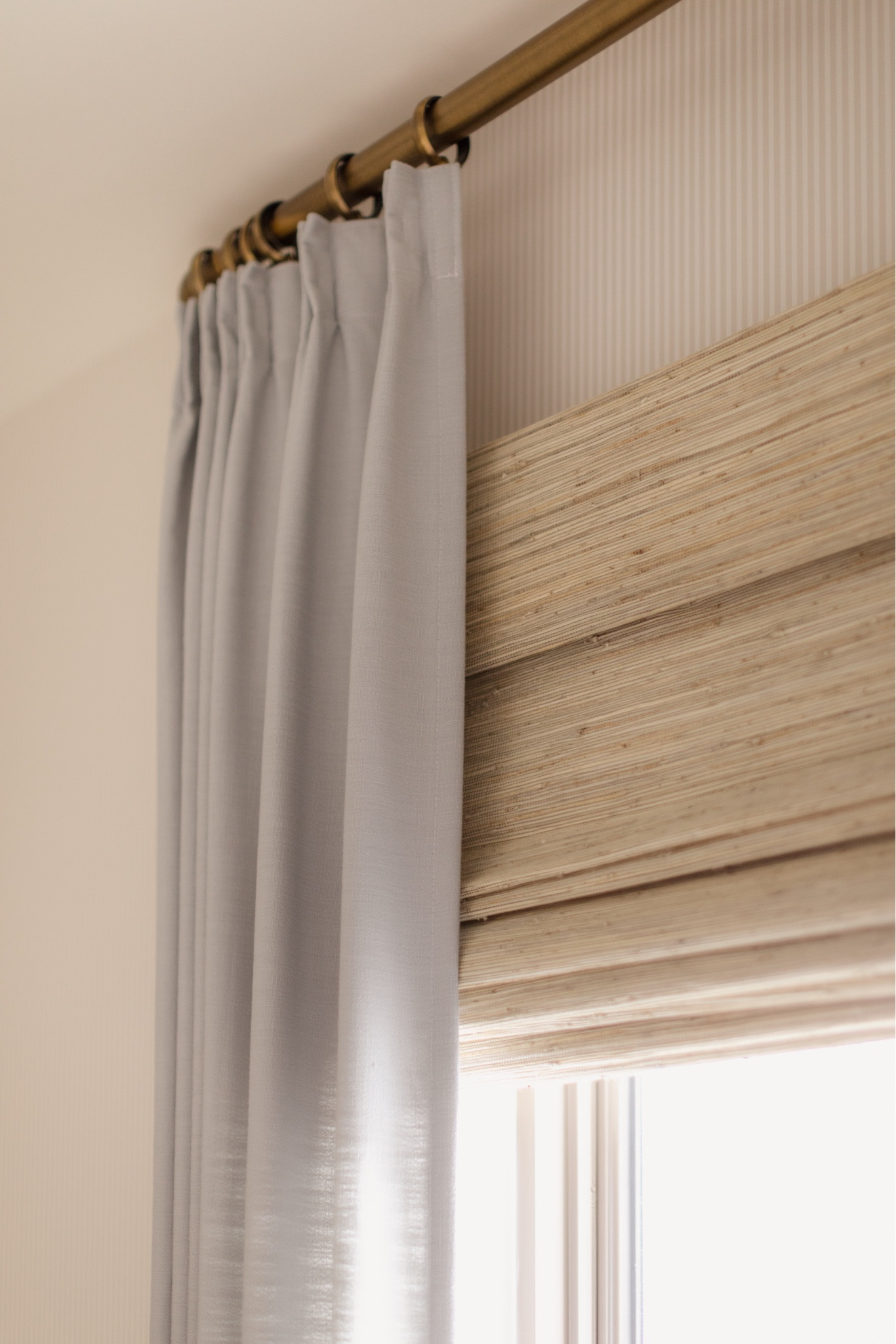 The loveliest window coverings that are semi customizable and so affordable! And the quality is amazing 
Nursery drapes 
Bamboo roman shades

#LTKHome #LTKBaby