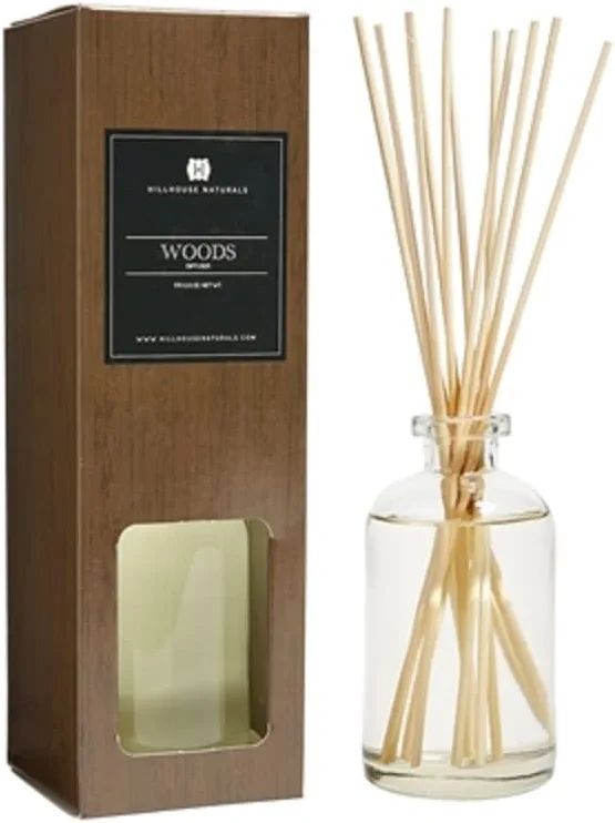 Hillhouse Naturals Reed Diffuser 6 Ounce - Woods | Amazon (US)