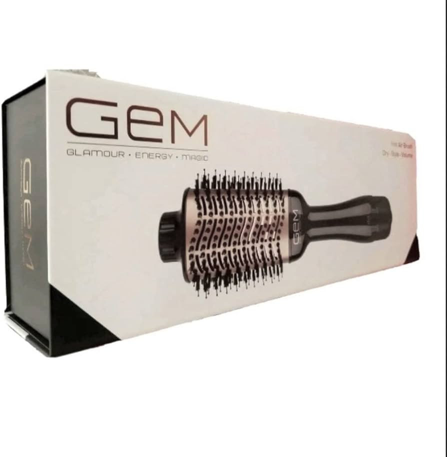 Online Brands Gem Hot Air Styling Brush for Dry Style Volume Black/Rose Gold | Amazon (US)