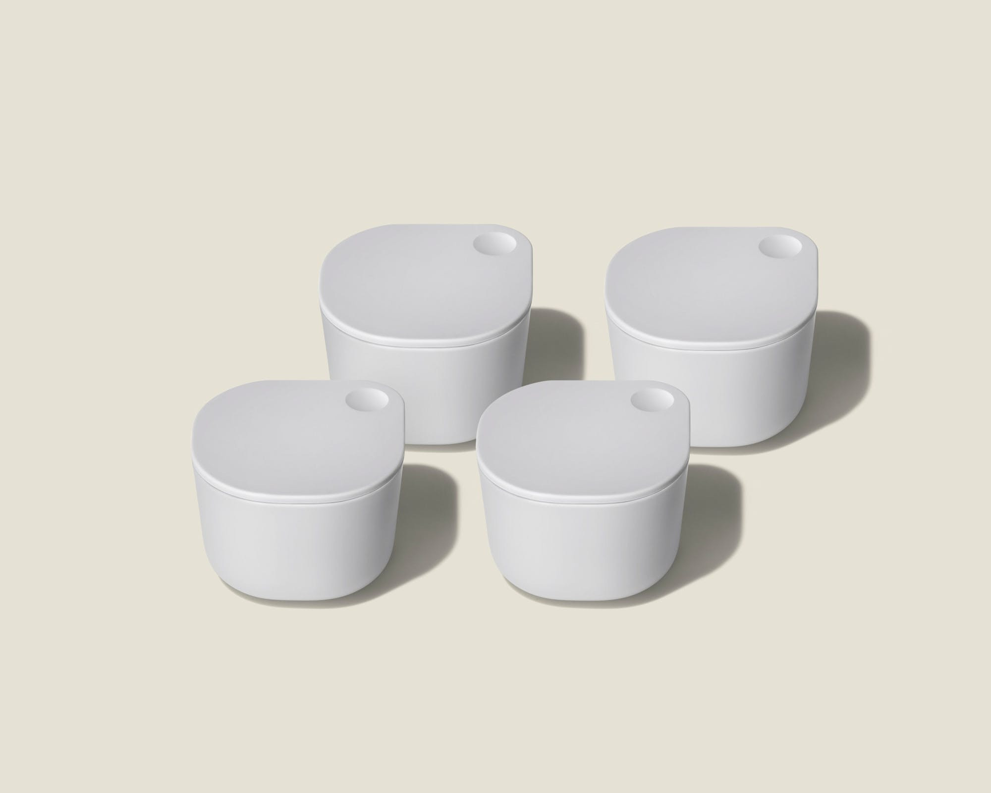 4 Piece Dot Containers Food Storage Set | BPA-Free, Non-Toxic Dishwasher Safe Food Storage Inserts | Caraway | Caraway