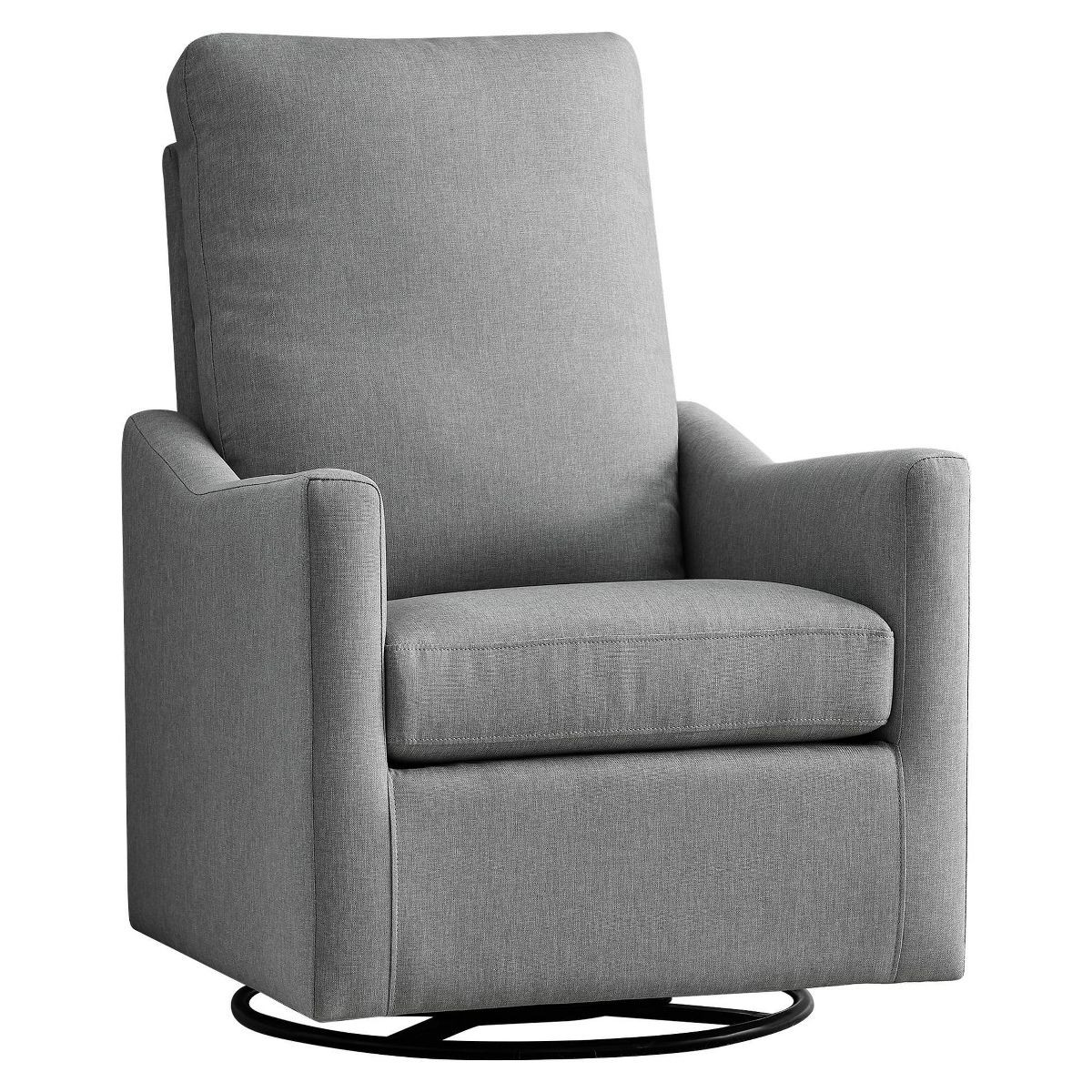 Delta Children Adley Nursery Glider Swivel Chair - French Gray | Target